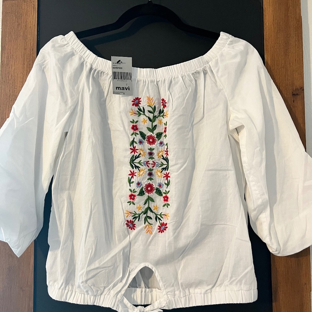 Mavi Off the Shoulder Top